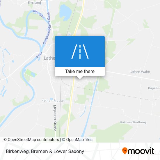 Birkenweg map