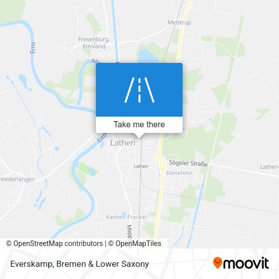 Everskamp map