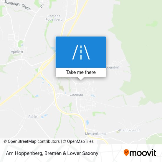 Am Hoppenberg map
