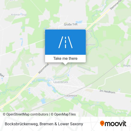 Bocksbrückenweg map