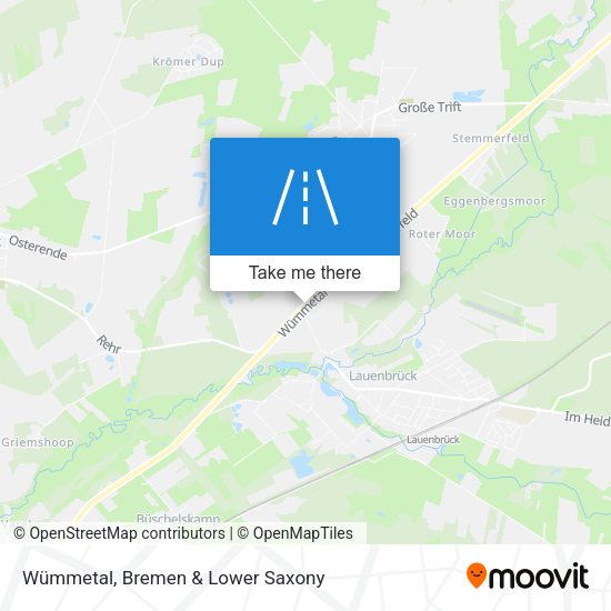 Wümmetal map