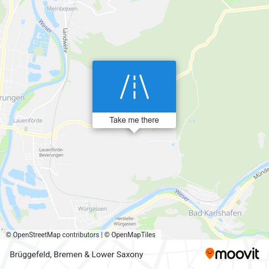 Brüggefeld map