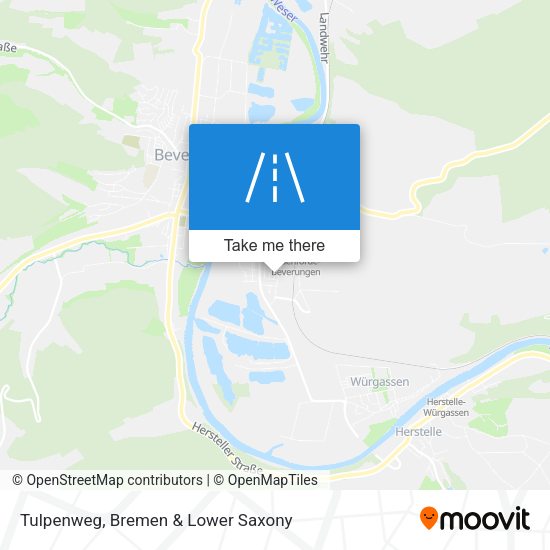 Tulpenweg map