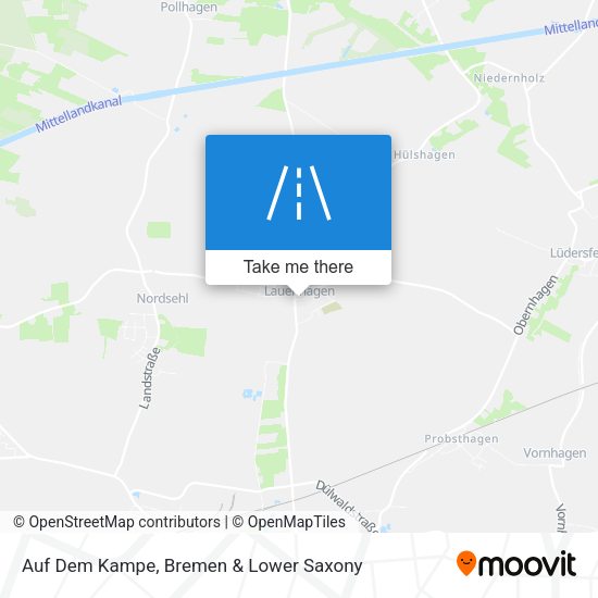 Auf Dem Kampe map