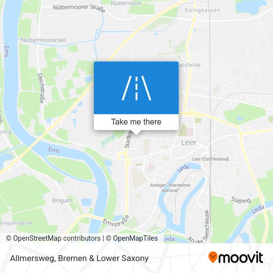 Allmersweg map