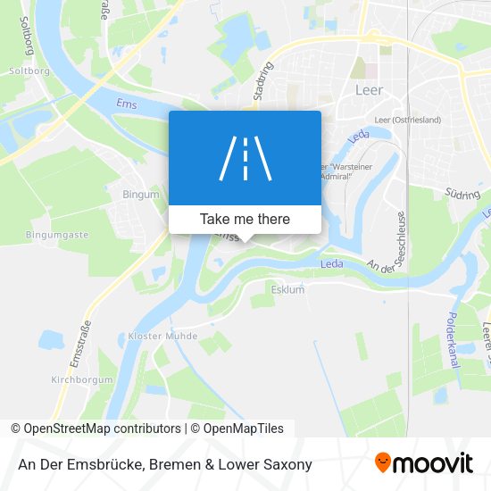 An Der Emsbrücke map