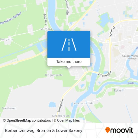 Berberitzenweg map
