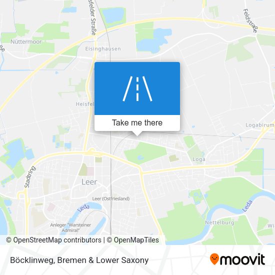 Böcklinweg map