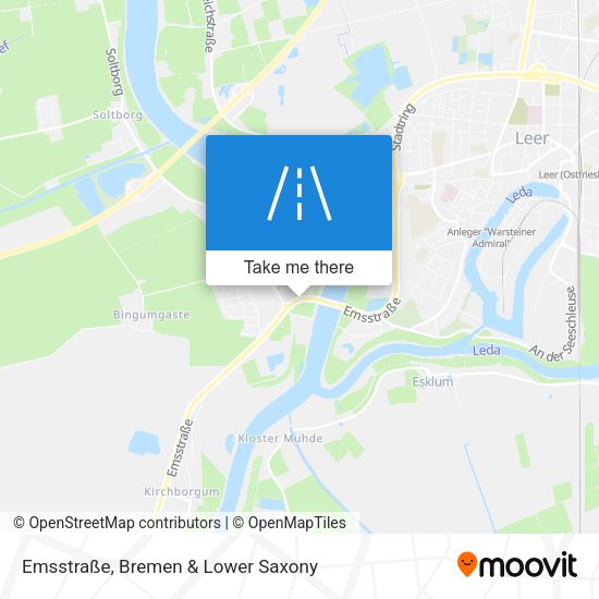 Emsstraße map