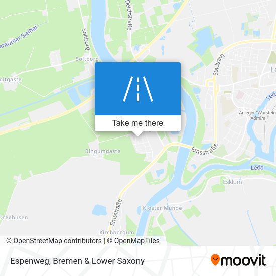 Espenweg map