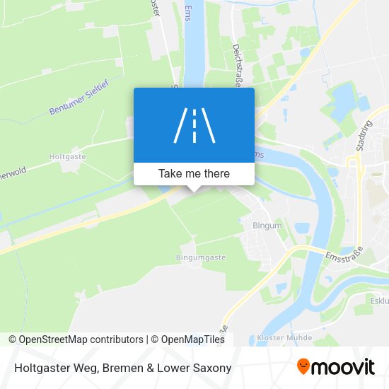 Holtgaster Weg map
