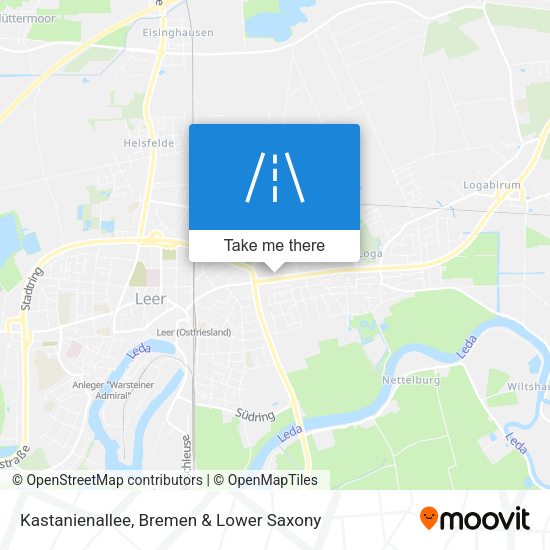Kastanienallee map