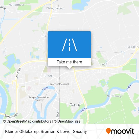 Kleiner Oldekamp map