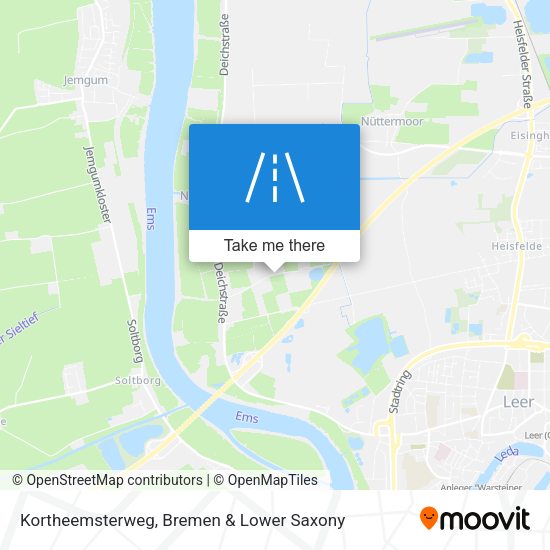 Kortheemsterweg map