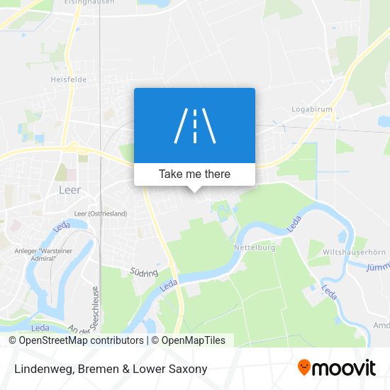 Lindenweg map