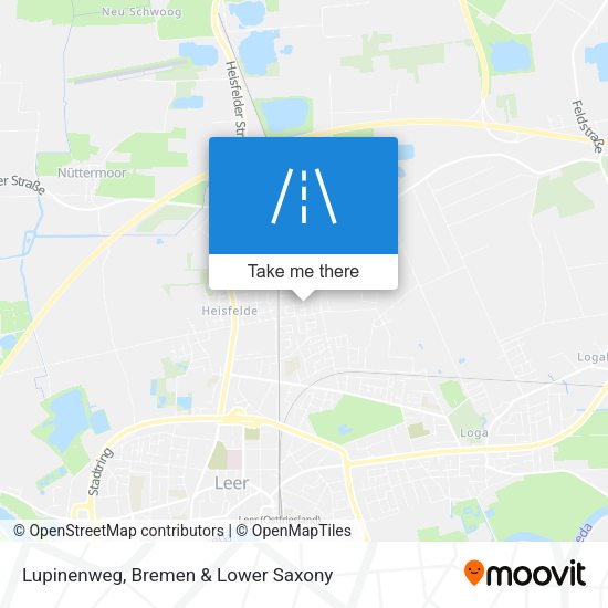 Lupinenweg map