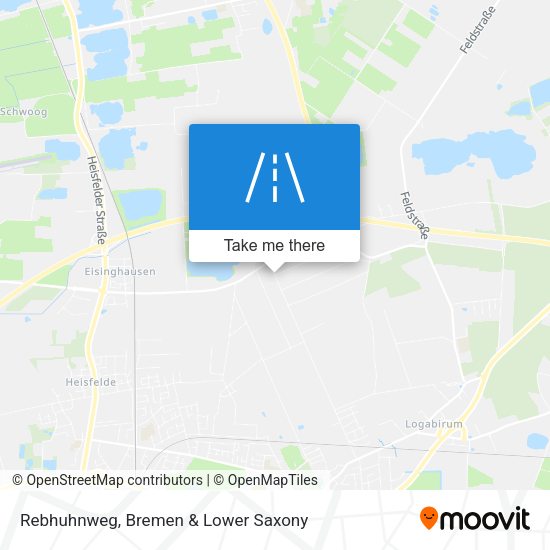 Rebhuhnweg map