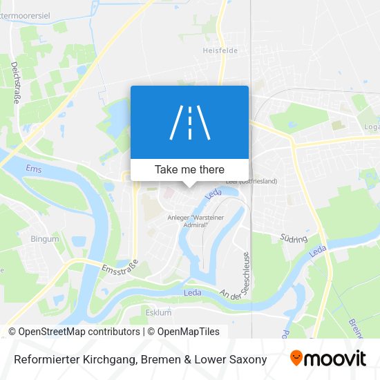 Reformierter Kirchgang map