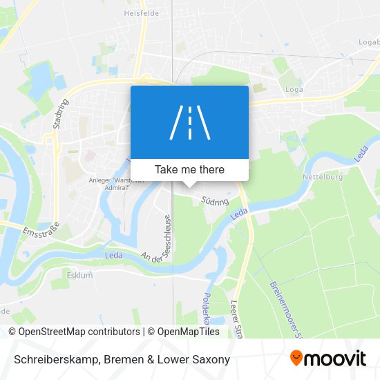 Schreiberskamp map