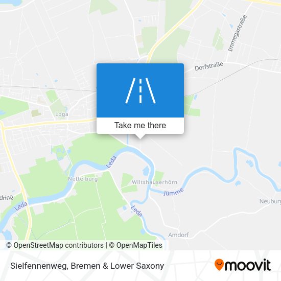 Sielfennenweg map