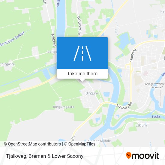 Tjalkweg map