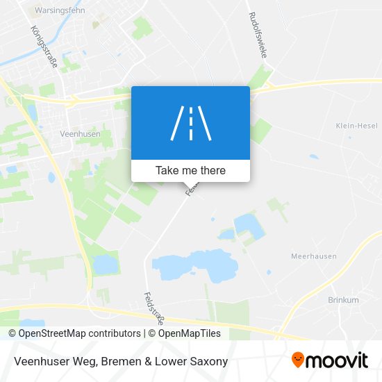 Veenhuser Weg map