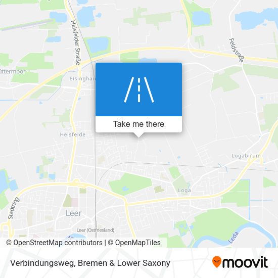 Verbindungsweg map