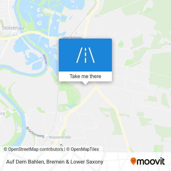 Auf Dem Bahlen map