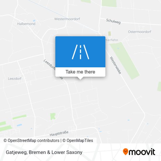 Gatjeweg map