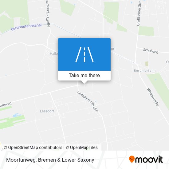 Moortunweg map