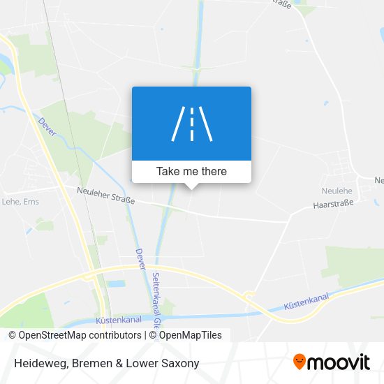 Heideweg map