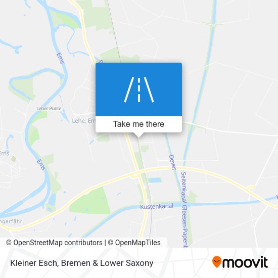 Kleiner Esch map