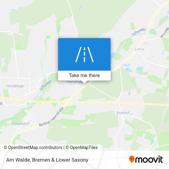 Am Walde map