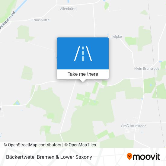 Bäckertwete map
