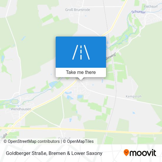 Goldberger Straße map