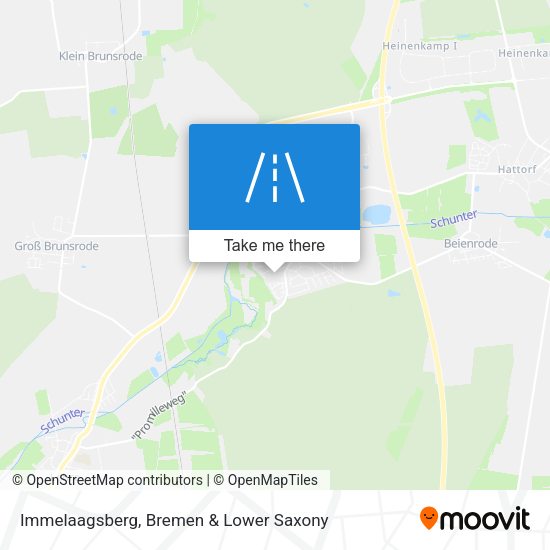 Immelaagsberg map