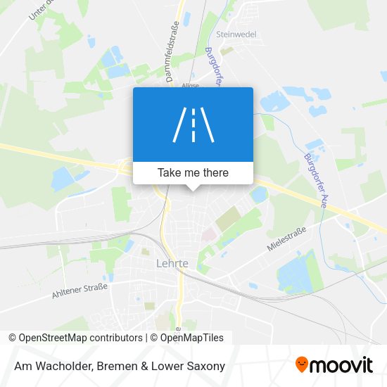 Am Wacholder map