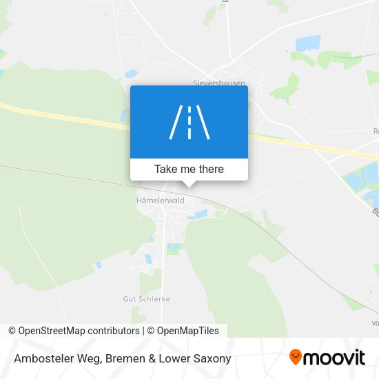 Ambosteler Weg map