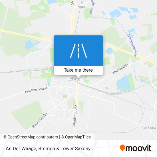 An Der Waage map