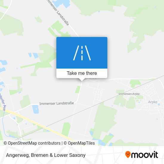 Angerweg map