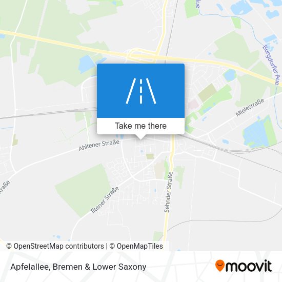 Apfelallee map