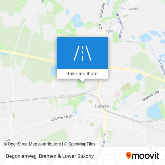 Begonienweg map