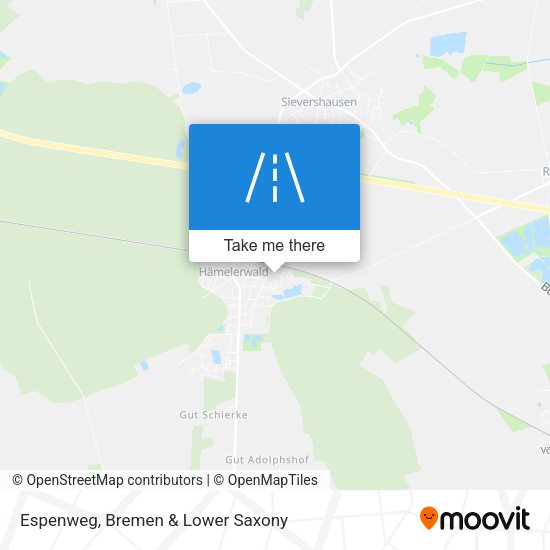 Espenweg map
