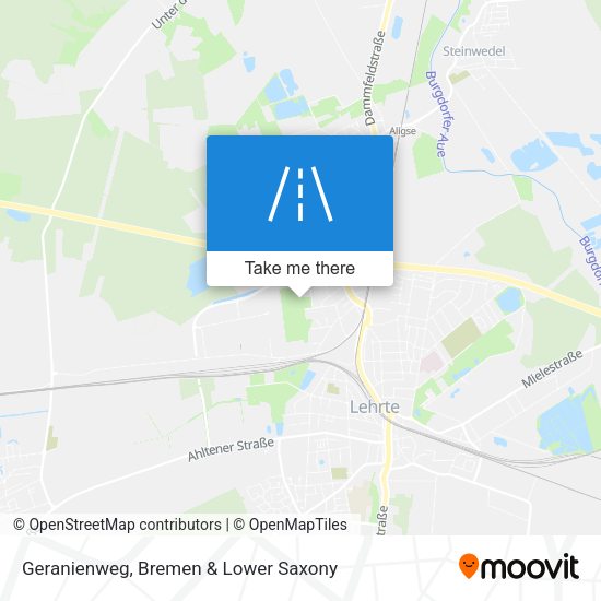 Geranienweg map