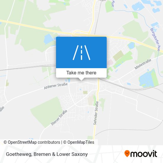 Goetheweg map