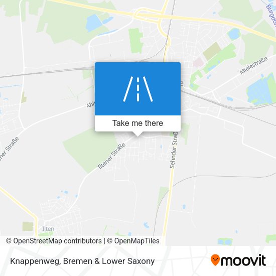 Knappenweg map