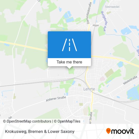 Krokusweg map