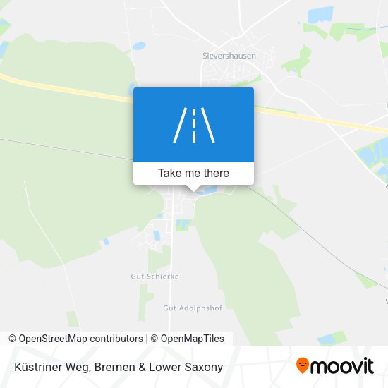 Küstriner Weg map