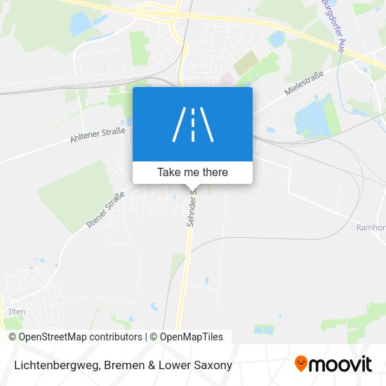 Lichtenbergweg map