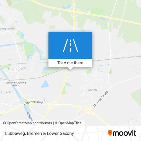 Lübbeweg map